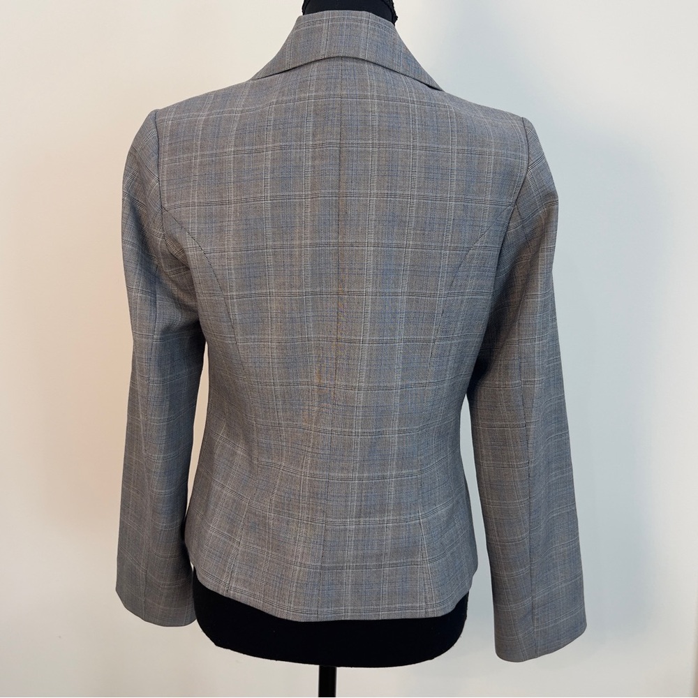 Pendleton Gray Plaid Tailored Single-Button Virgi… - image 5